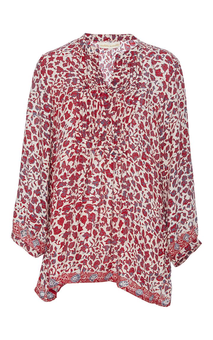 Natalie Martin Sammie Printed Silk Blouse