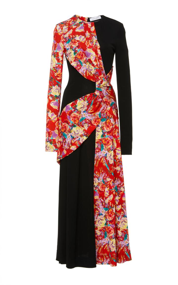 Prabal Gurung Lugu Floral Sash Dress