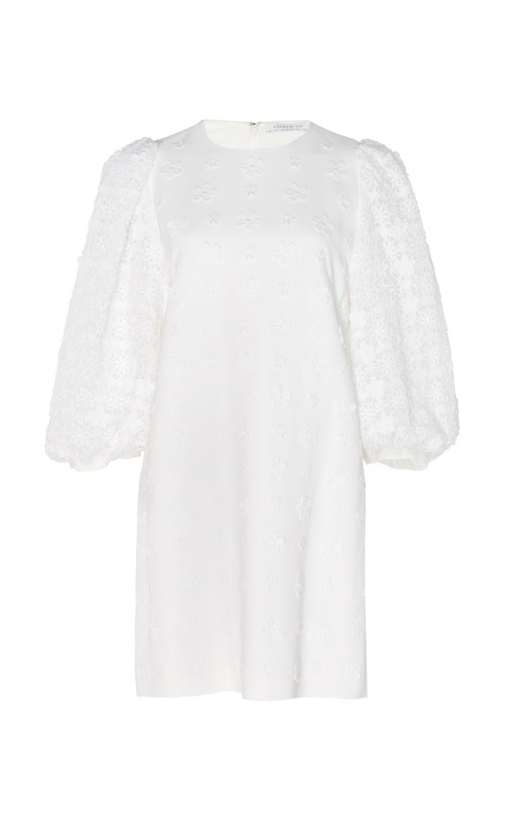 Andrew Gn Blouson Sleeve Mini Dress
