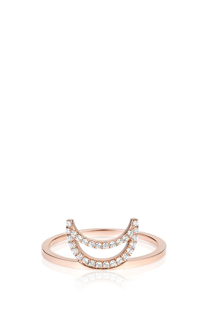 Ruifier Elements Rose Crescent Ring