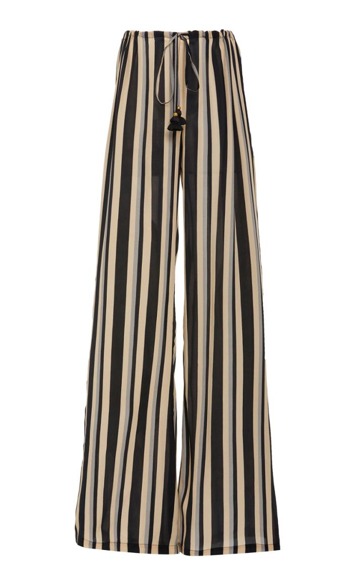 Figue Simone Wide-leg Silk Pants