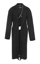 Rochas Belted Coat With Big Pockets