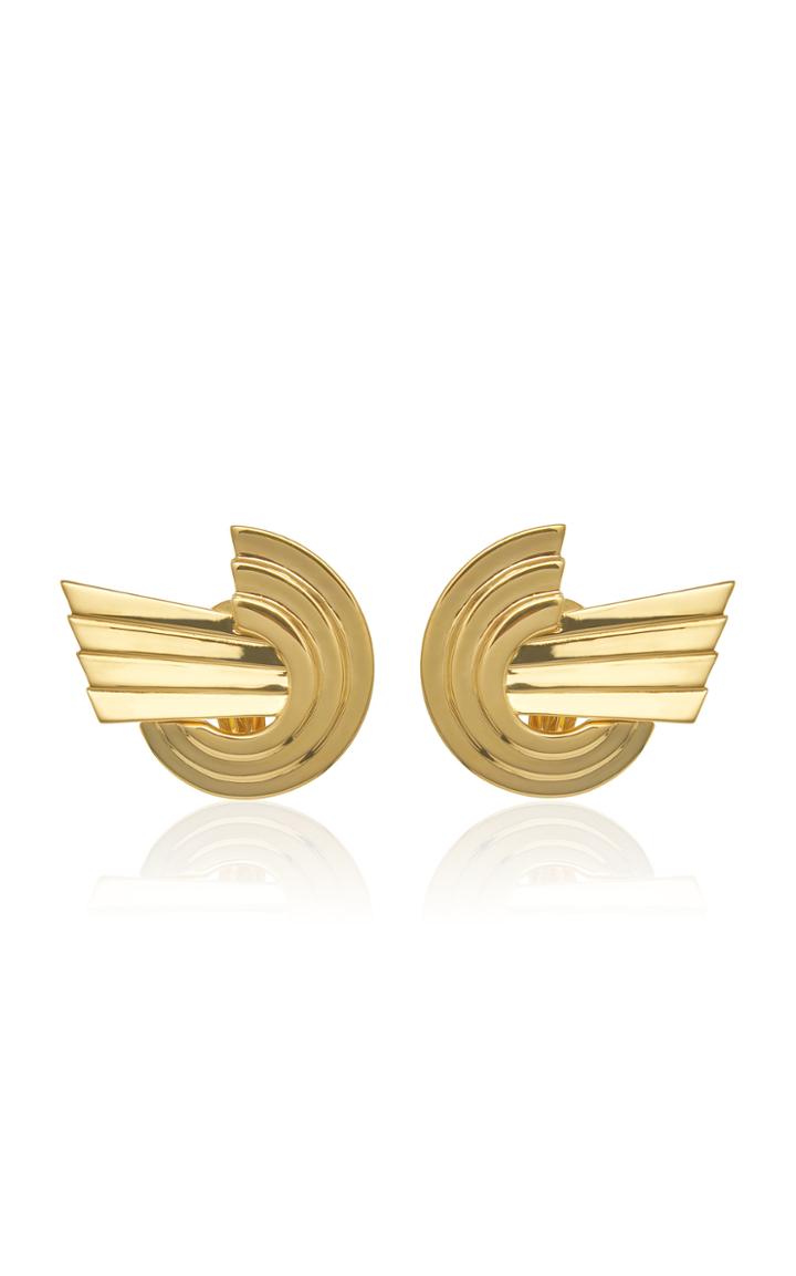 Moda Operandi Leda Madera Meryl Gold-plated Earrings