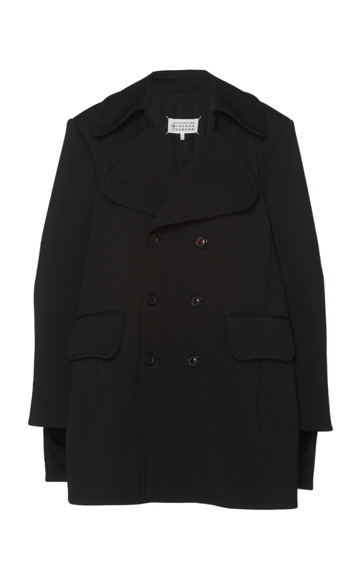 Maison Margiela Notched Collar Cape Coat