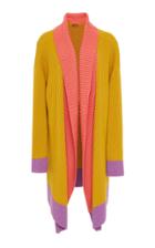 Missoni Colorblocked Ribbed Knit Wool-blend Cardigan