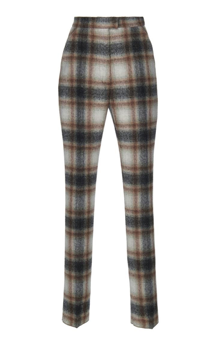 Martin Grant High Waisted Straight Cut Suit Pants