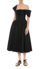 Moda Operandi Philosophy Di Lorenzo Serafini Lace-up Poplin Corset Dress