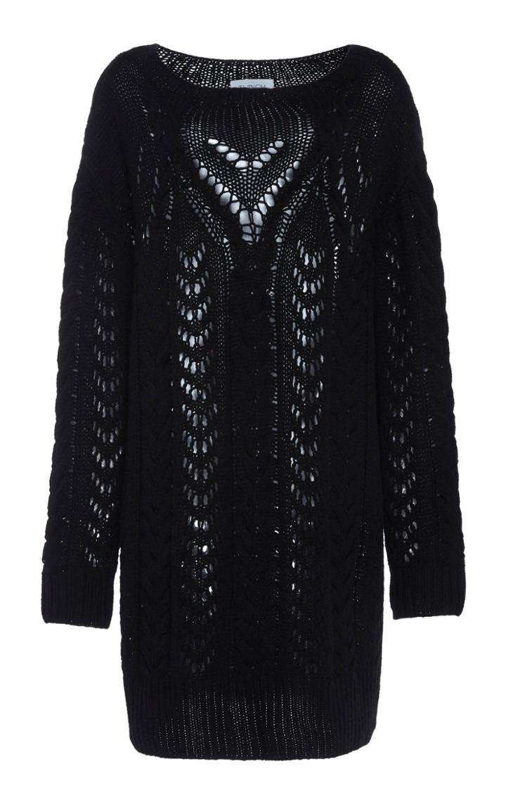 Moda Operandi Tuinch Cashmere Open-knit Tunic Sweater Size: S