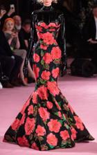 Moda Operandi Richard Quinn Strapless Floral-print Sweetheart Gown Size: 6