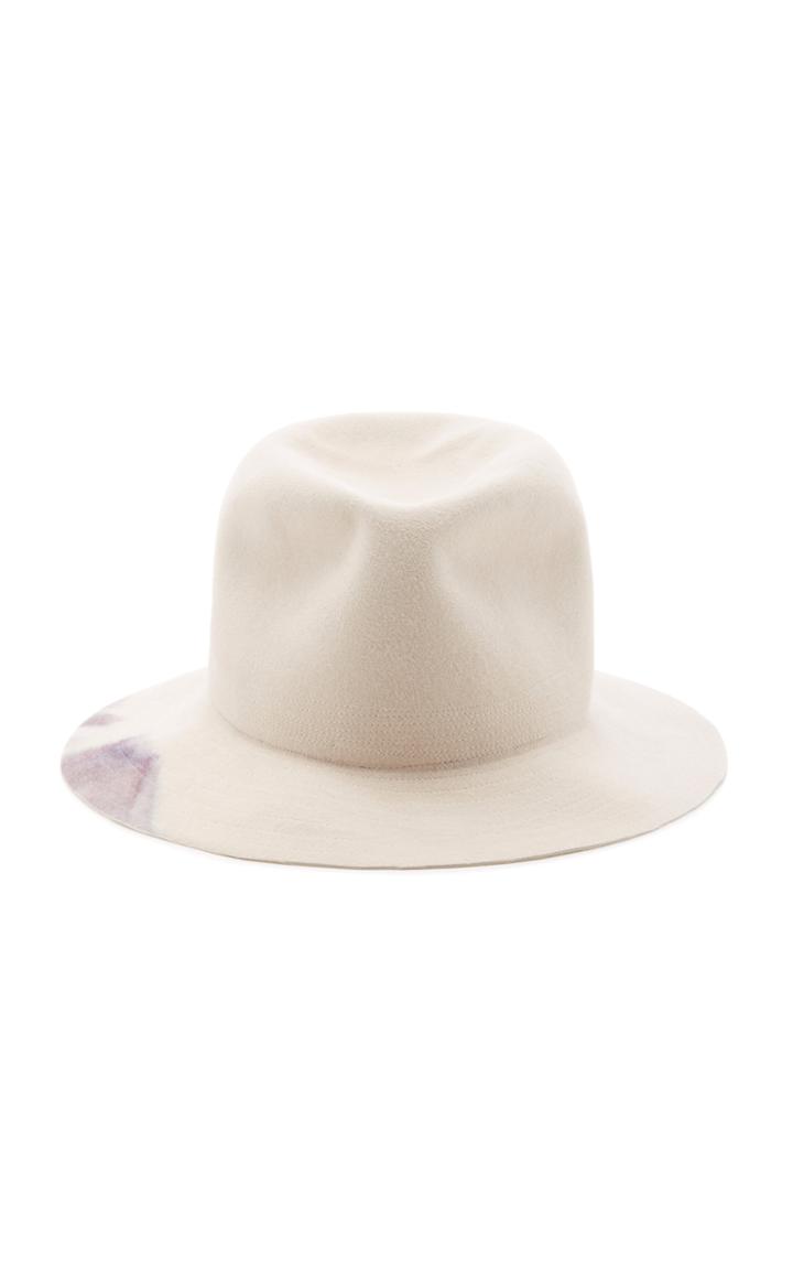 Albertus Swanepoel Dip Dye Fur Felt Fedora