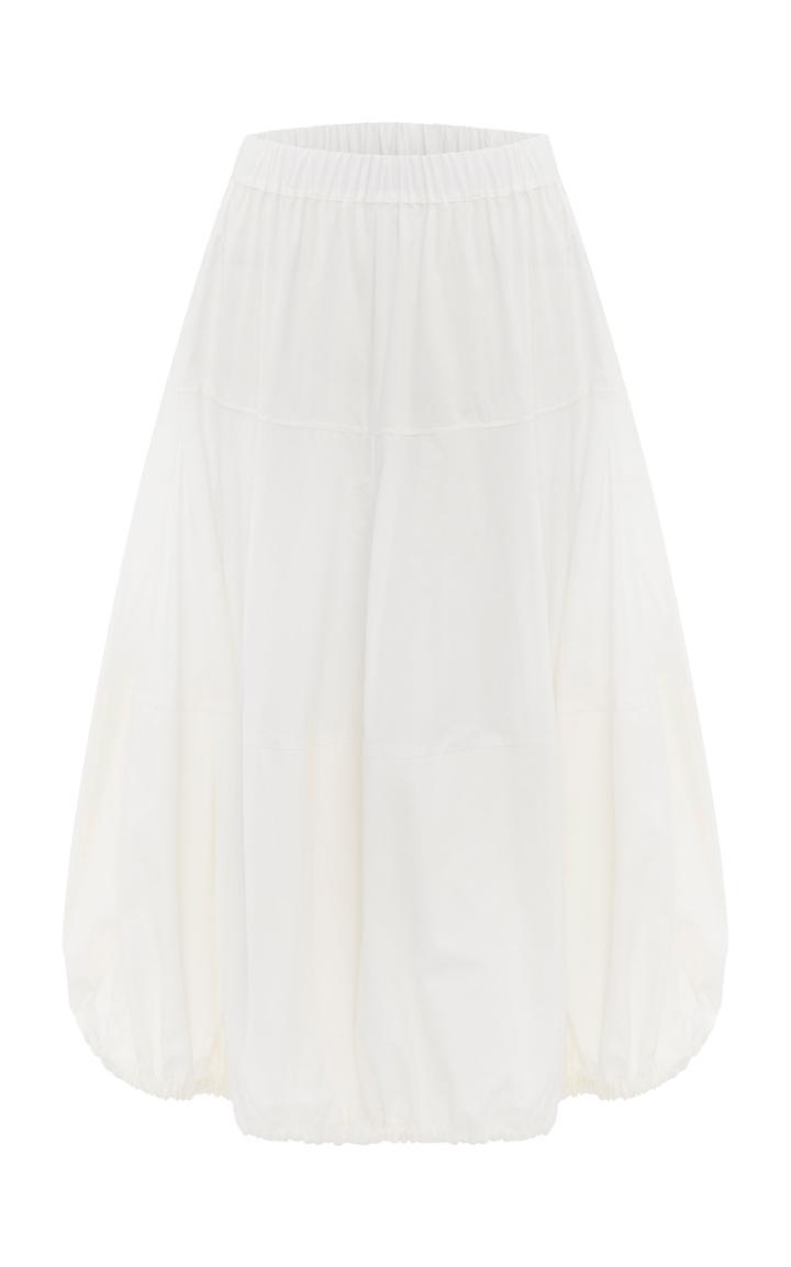 Lee Mathews Dwight Balloon Cotton Poplin Skirt