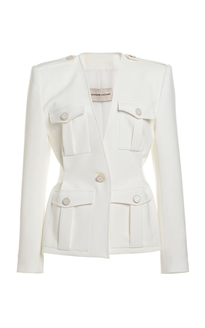 Moda Operandi Alexandre Vauthier Crepe Single-button Blazer