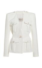 Moda Operandi Alexandre Vauthier Crepe Single-button Blazer