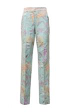 Diana Kvariani Straight Leg Floral Pants