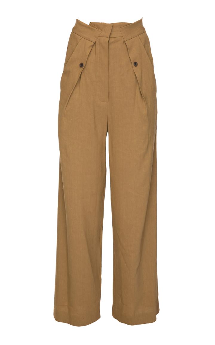 Babukhadia High Waisted Wide Leg Trousers