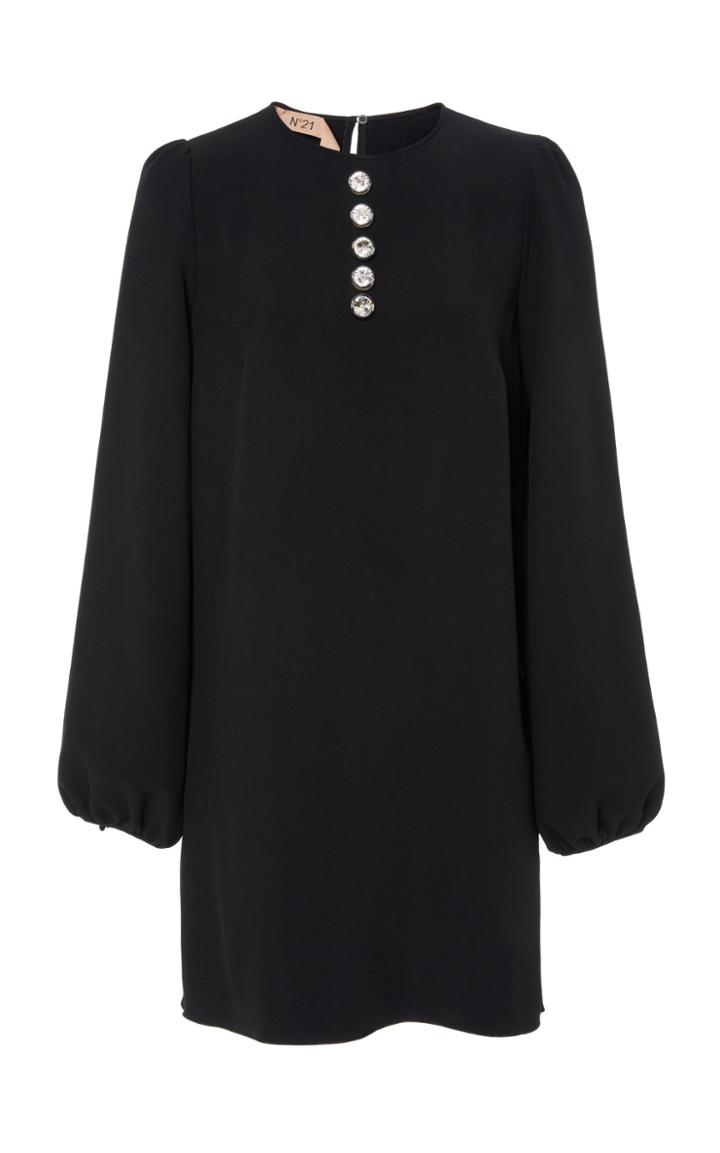 N21 Aurore Button-trim Shift Dress