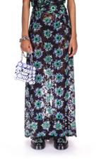 Moda Operandi Paco Rabanne Floral-print Stretch Lace Maxi Skirt