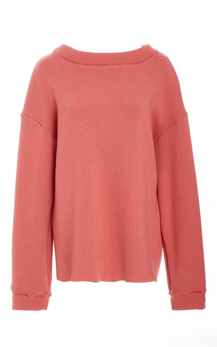 Christina Economou Split Back Sweater