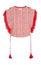 Escvdo Persea Knit Fringe Top