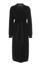 Alessandra Rich Belted Ribbed-knit Cardigan