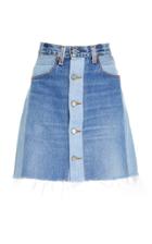 Re/done Seventies Box Levi's High-waist Mini Skirt