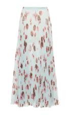 Luisa Beccaria Floral Pleated Skirt