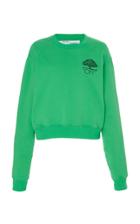 Off-white C/o Virgil Abloh Crop Knit Crewneck