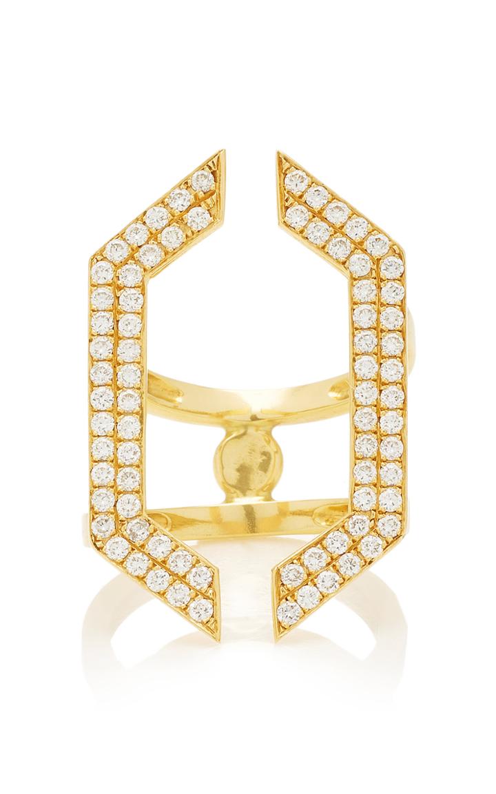Karma El Khalil Diamond Hexagon Ring