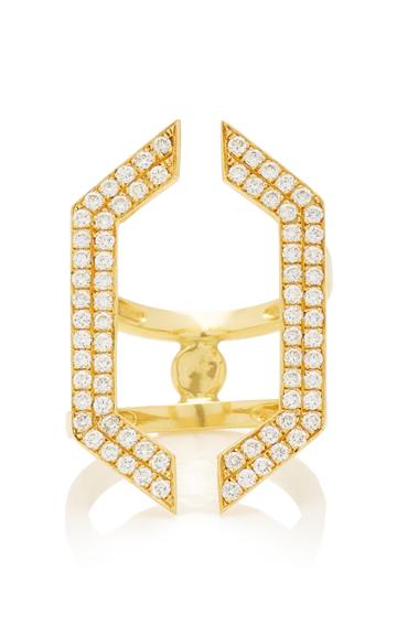 Karma El Khalil Diamond Hexagon Ring