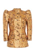 Moda Operandi Andrew Gn Puff-sleeve Floral Brocade Jacket