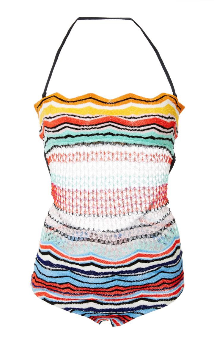 Missoni Mare Zig Zag Scalloped One Piece