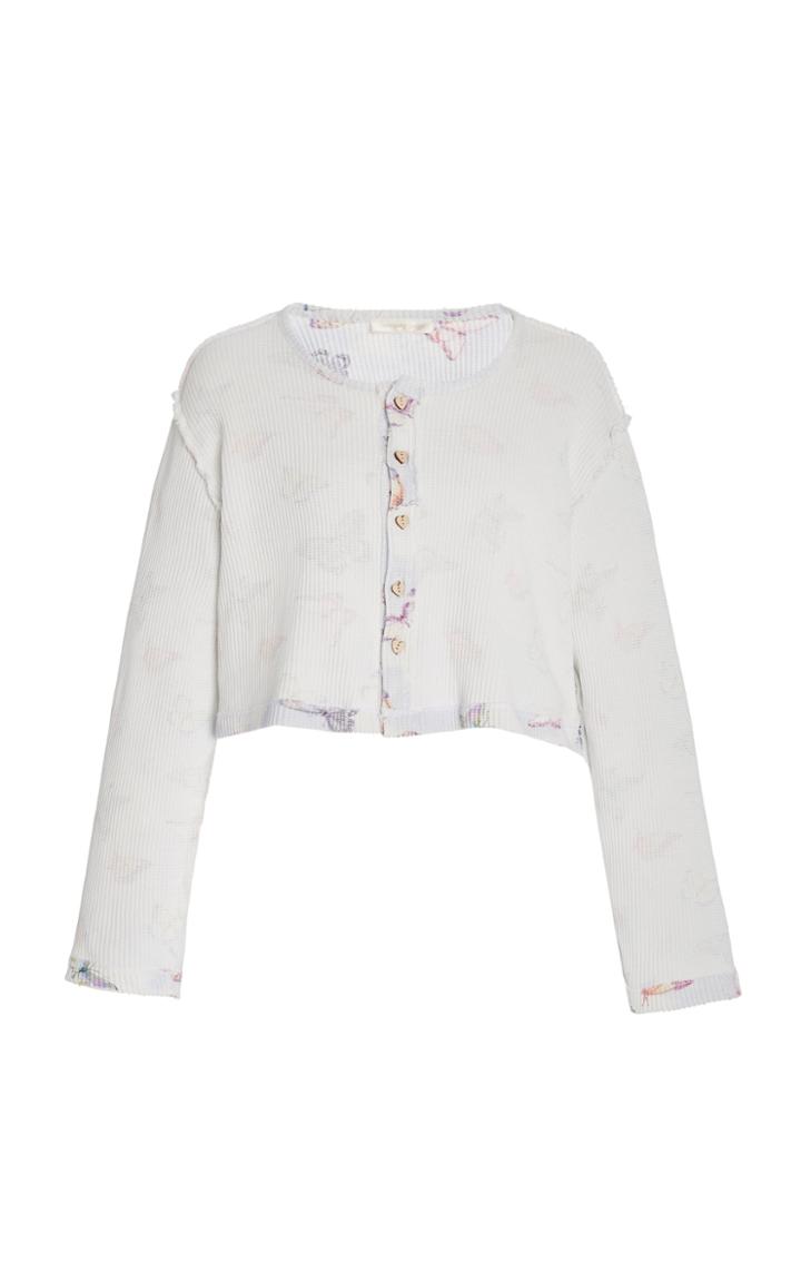 Moda Operandi Loveshackfancy Glasgow Cotton Cardigan