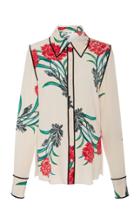 Diane Von Furstenberg Floral Button-up Shirt