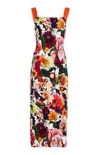 Cushnie Et Ochs Rosalinda Floral Collage Dress