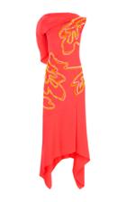 Peter Pilotto Chenille Cady Off-shoulder Gown