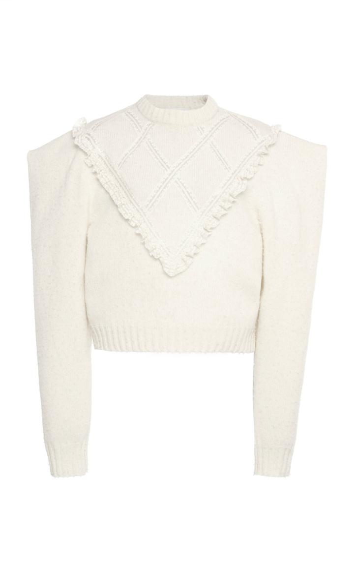 Moda Operandi Philosophy Di Lorenzo Serafini Frilled Wool Sweater