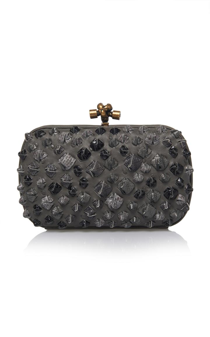 Bottega Veneta Komodo Knots Minaudiere With Chain