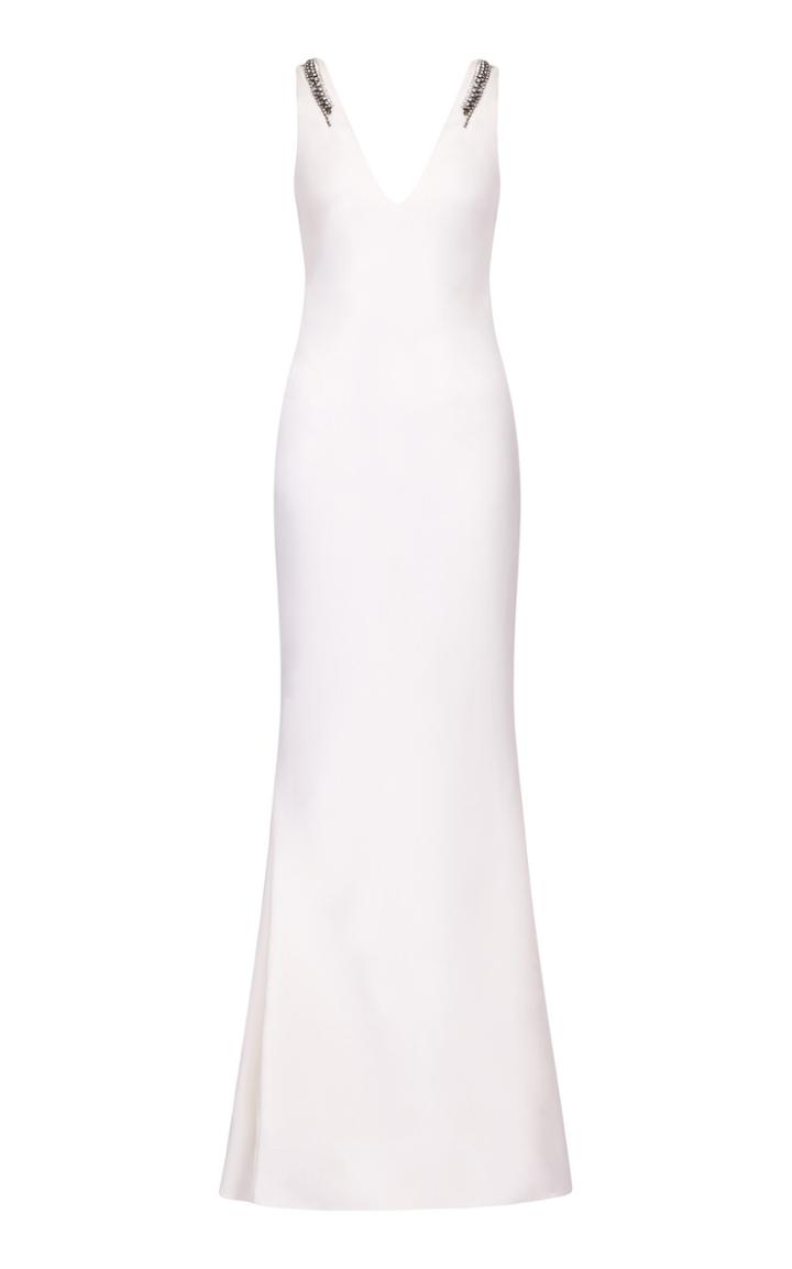 Safiyaa Serenity Heavy Crepe Embroidered Dress