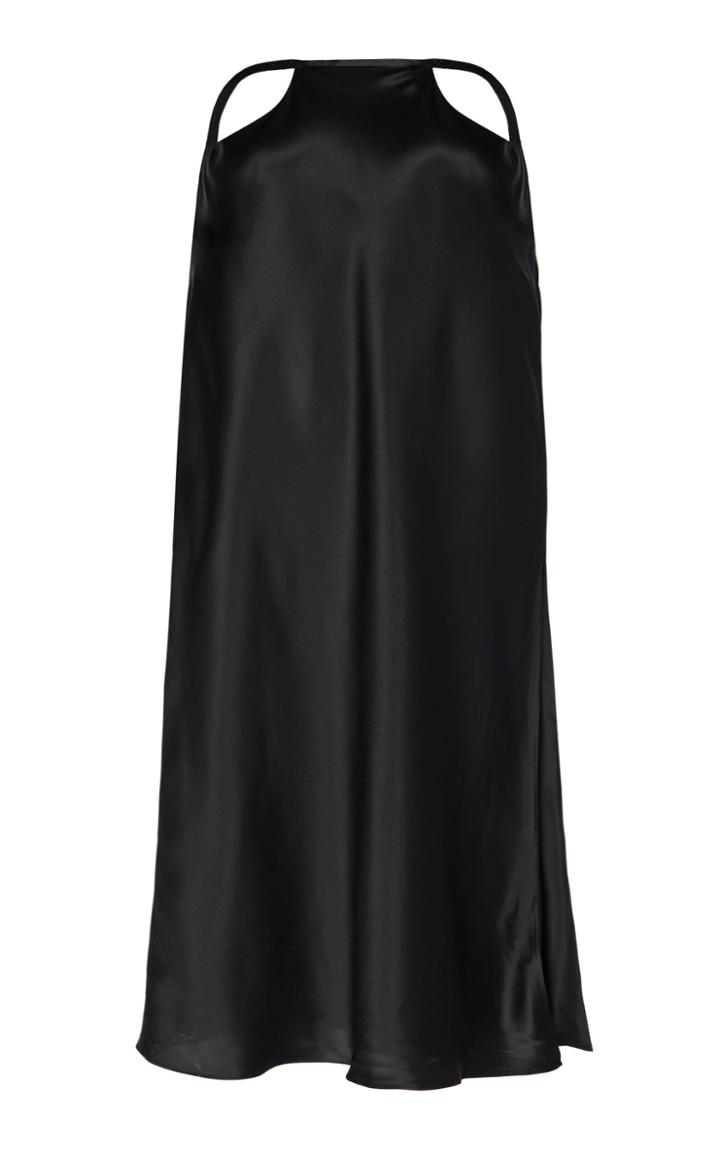 Michael Lo Sordo Cutout-detailed Silk-satin Maxi Skirt