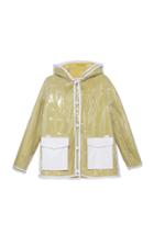 Pologeorgis The Lemonade Hooded Shearling Rain Jacket