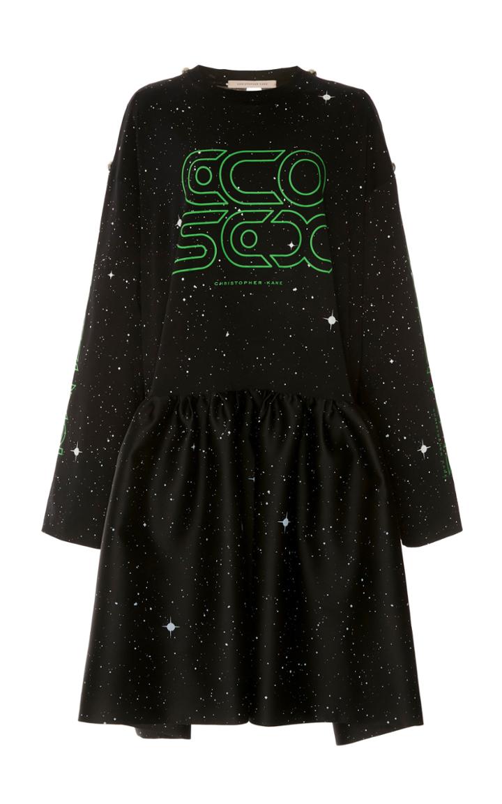 Moda Operandi Christopher Kane Ecosexual Jersey Satin Dress Size: 40