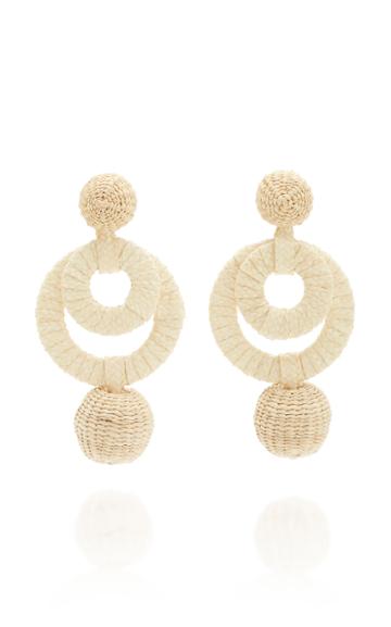 Casa Chiqui Carioca Iraca Natural Earrings