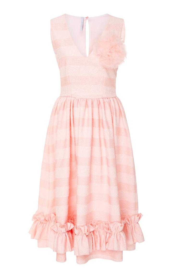 Alcoolique Mab Ester Ruffle Hem Dress