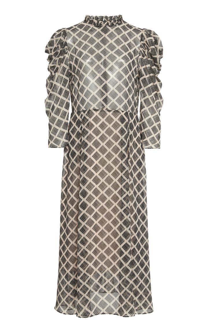 Hofmann Copenhagen Carla Printed Puff Sleeve Dress
