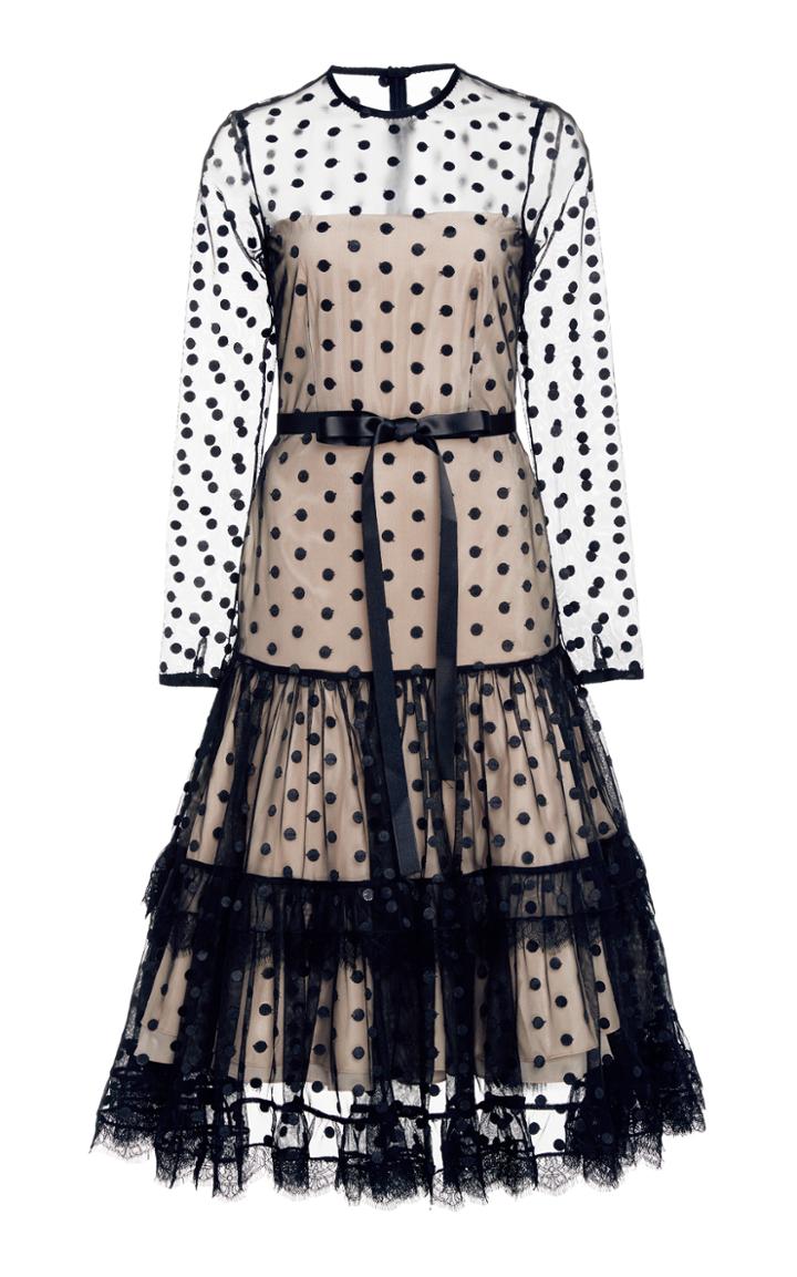 Alexis Tiara Point D'esprit Dress
