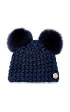 Mischa Lampert Mickey Mouse Fox-fur Trimmed Wool Beanie
