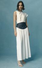 Moda Operandi Christopher Esber Twist Shoulder Cummerbund Dress
