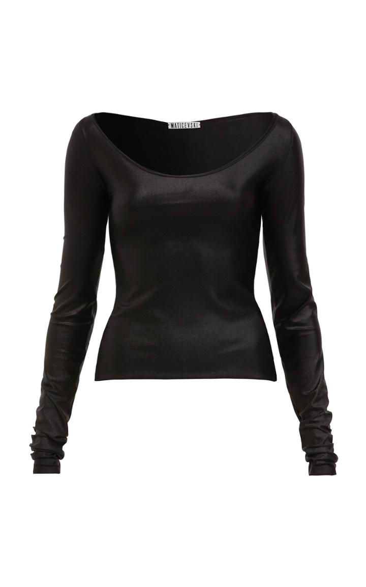 Maticevski Suitor Wide Neck Top