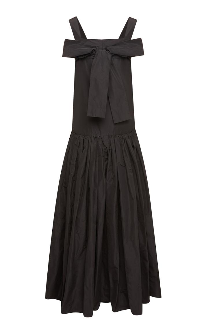 Rochas Orgoglio Bow Flared Gown