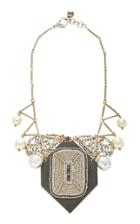 Lulu Frost One-of-a-kind Faux Pearl And Crystal Rondelle Necklace